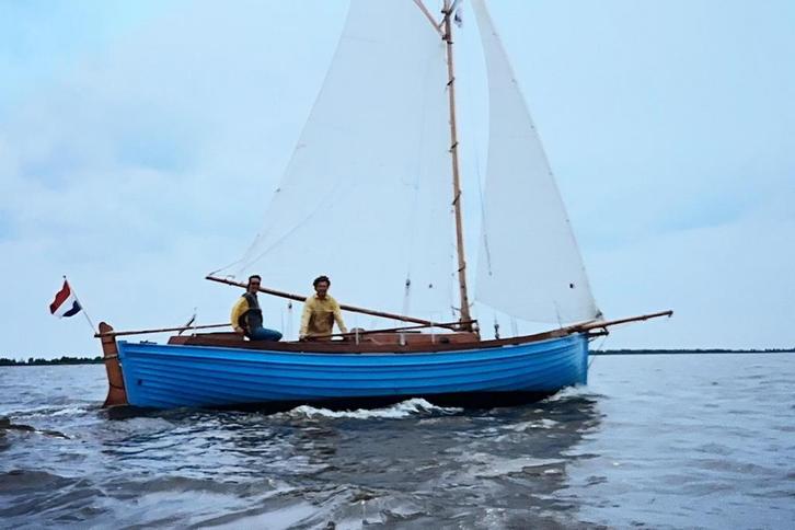 Mooie houten sloep, Watersport en Boten, Sloepen, Gebruikt, 10 tot 30 pk, 6 meter of meer, Binnenboordmotor, Diesel, Hout, Ophalen of Verzenden