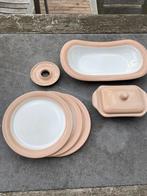 Vintage servies delen potterie de driehoek Huizen, Ophalen of Verzenden