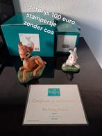 Disney wdcc bambi met stampertje thumper, Ophalen, Zo goed als nieuw, Beeldje of Figuurtje