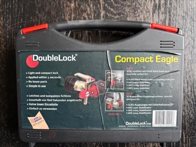 DoubleLock Compact Eagle koppelingsslot, Caravans en Kamperen, Caravan accessoires, Gebruikt, Ophalen
