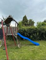 Speelhuis met  glijbaan, Kinderen en Baby's, Speelgoed | Buiten | Speeltoestellen, Ophalen of Verzenden, Zo goed als nieuw, Glijbaan