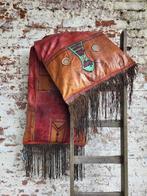 Oud sleets leren Afrikaans Toeareg kussen/ allegonda, Antiek en Kunst, Ophalen of Verzenden