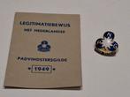 Nederlandse Padvindstergilde / speld met legitimatiebewijs, Ophalen of Verzenden, Zo goed als nieuw, Overige onderwerpen