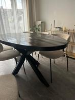 Bamboe eettafel met 6 stoelen, Huis en Inrichting, Ophalen of Verzenden