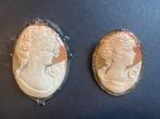 Anieke zilveren cameeën, broche, hanger, Ophalen of Verzenden, Zilver, Hanger