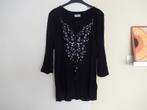 Mooie katoenen blouse van Canda maat 42, Zwart, Maat 42/44 (L), Ophalen of Verzenden, Zo goed als nieuw