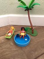 Zelfsamengesteld playmobil pakket met zwembad, palmboom en l, Kinderen en Baby's, Speelgoed | Playmobil, Ophalen of Verzenden