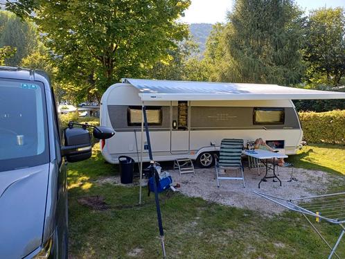 Hobby Prestige 620 cl 2018, Caravans en Kamperen, Caravans, Particulier, Rondzit, Hobby, Airco, Fietsenrek, Luifel, Mover, Ophalen