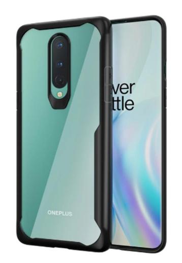 Oneplus 8 Case Back case zwart transparant - nieuw - beschikbaar voor biedingen