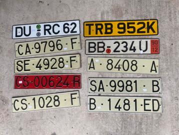 Mancave Kenteken Nummerplaten Klassiekers Sign plates beschikbaar voor biedingen