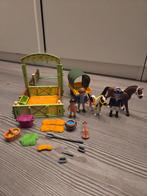 Playmobil stal en huifkar, Ophalen