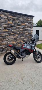 Ducati Desert X 2024 Zwart Valbeugels BTW 15.049km, Motoren, Motoren | Ducati, 2 cilinders, Motorrijbewijs A, Handvatverwarming