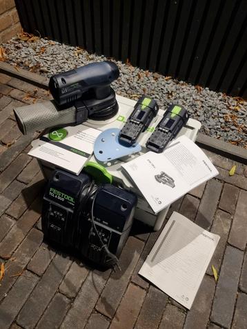 Schuurmachine Festool rotex ETSC125li NIEUW 2accus duolader beschikbaar voor biedingen