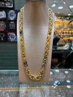 18Kt Goud - 232.8 Gr - PLAT KONING - Ketting, Ophalen, Nieuw, Goud, Goud