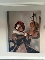 XXL Canvas kunst reproductie Judith Leyster 140x180 cm, Huis en Inrichting, Woonaccessoires | Schilderijen, Tekeningen en Foto's