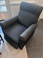 Comfortabele fauteuil met stoffen bekleding, Ophalen, Minder dan 75 cm, Zo goed als nieuw, 75 tot 100 cm