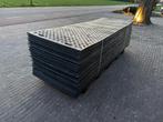 Eenmalige partij: 50 gebruikte kunststof rijplaten 300x100cm, Doe-het-zelf en Verbouw, Overige Doe-het-zelf en Verbouw, Ophalen of Verzenden