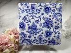 knutsel servetten Delfts blauw bloemen decoupage nr HM282, Hobby en Vrije tijd, Knutselen, Ophalen of Verzenden, Nieuw, Materiaal