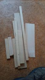 restant esdoorn balkjes, 9 stuks, Doe-het-zelf en Verbouw, Hout en Planken, Ophalen of Verzenden, Zo goed als nieuw, 50 mm of meer
