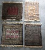 4 Perzische tapijten,  handgeknoopt / samen € 40, Huis en Inrichting, Stoffering | Tapijten en Kleden, Ophalen of Verzenden, Zo goed als nieuw