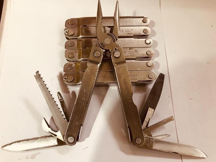 Leatherman Super Tool 100 Multitool Gen 1 nette Staat EDC, Caravans en Kamperen, Kampeergereedschap, Gebruikt, Ophalen of Verzenden