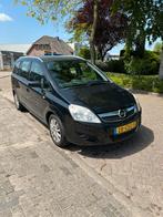 Opel Zafira 1.8 2008 Zwart, Auto's, Opel, Voorwielaandrijving, 74 €/maand, 4 cilinders, Zwart