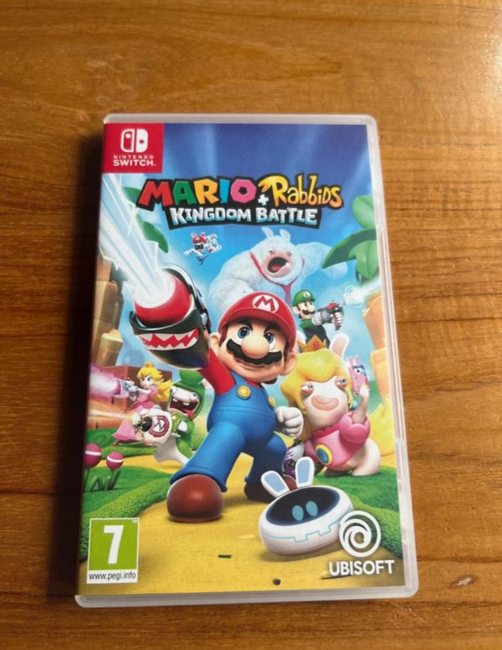 Mario + Rabbids Kingdom Battle - Nintendo Switch, Spelcomputers en Games, Games | Nintendo Switch, Gebruikt, Strategie en Constructie