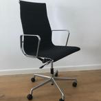 Vitra Eames Aluminium stoel EA 119 gepolijst zwart hopsak, Huis en Inrichting, Bureaustoelen, Zwart, Ophalen