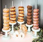 Donut standaard set van 2, Hobby en Vrije tijd, Feestartikelen, Nieuw, Ophalen of Verzenden, Overige, Feestartikel