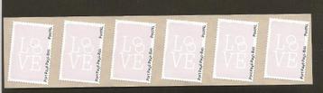 Port Betaald Greetz : LooVE, STROOK van 6. BZ42b Lees Info. beschikbaar voor biedingen