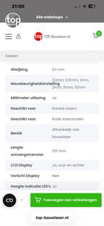 Spectra HL700 rotatie laser ontvanger, Ophalen, Gebruikt