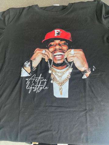 Nieuw T-shirt met rapper print – Maat M – Nooit gedragen beschikbaar voor biedingen
