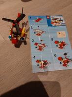 Lego brandweer helikopter, Ophalen of Verzenden, Zo goed als nieuw