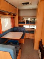 Dethleffs 490 tk stapelbed airco mover cassette luifel, Caravans en Kamperen, Treinzit, Dethleffs, 5 tot 6 meter, Tot en met 5