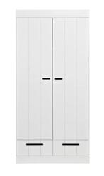 WOOOD kledingkast Connect wit 2 deurs met laden195x94x53 cm, Ophalen, 50 tot 100 cm, Zo goed als nieuw, 50 tot 75 cm