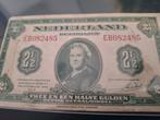 2,50 gulden Nederland misdruk 1943, Ophalen of Verzenden, 50 gulden