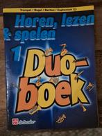Horen, Lezen & Spelen Duoboek 1 - Trompet/Bugel/Bariton, Muziek en Instrumenten, Bladmuziek, Ophalen of Verzenden, Les of Cursus