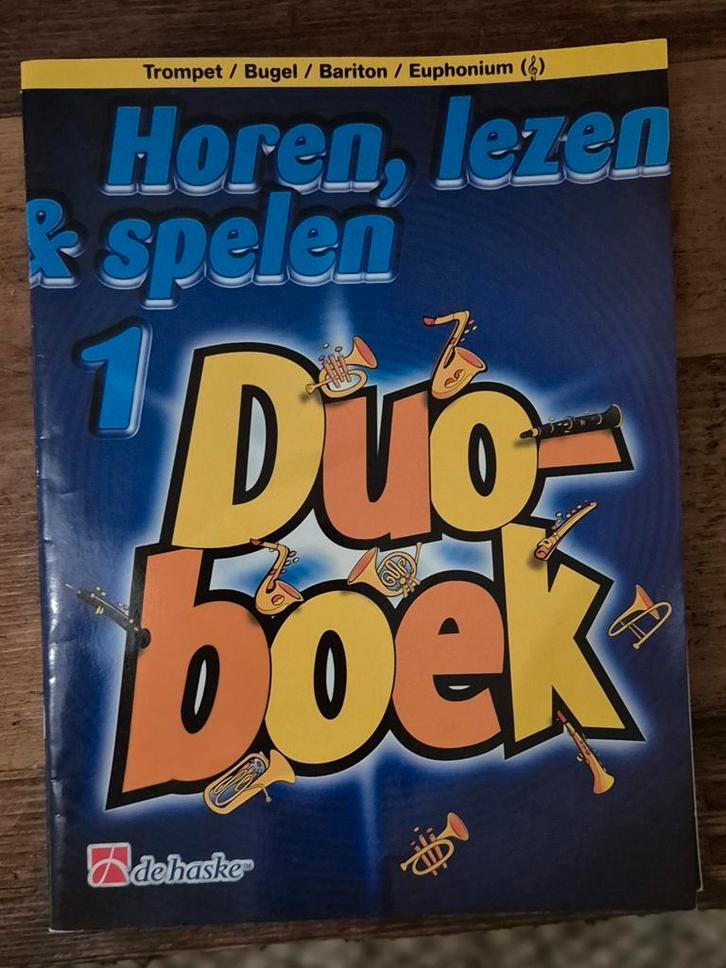 Horen, Lezen & Spelen Duoboek 1 - Trompet/Bugel/Bariton, Muziek en Instrumenten, Bladmuziek, Les of Cursus, Overige genres, Trompet