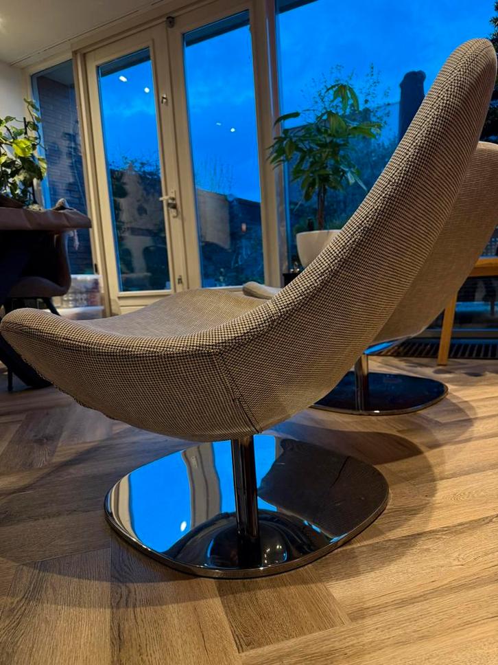 Set van 2 moderne lounge­stoele, Huis en Inrichting, Fauteuils, Zo goed als nieuw, Ophalen