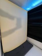 Boxspring 140x200 met opbergruimte - Velvet Grijs, Ophalen, Tweepersoons, 140 cm