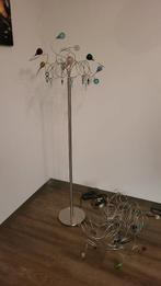 Set van 3 lampen (1 staande, 2 hanglampen), Huis en Inrichting, Ophalen, Zo goed als nieuw, Glas, 50 tot 75 cm