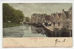 Heerenveen, Breedpad. - volk fiets boten - 1904 gelopen, Ophalen of Verzenden, Voor 1920, Gelopen, Friesland