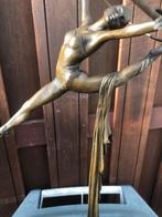 bronzen sculptuur danseres ballet turnster 58 cm, Ophalen of Verzenden
