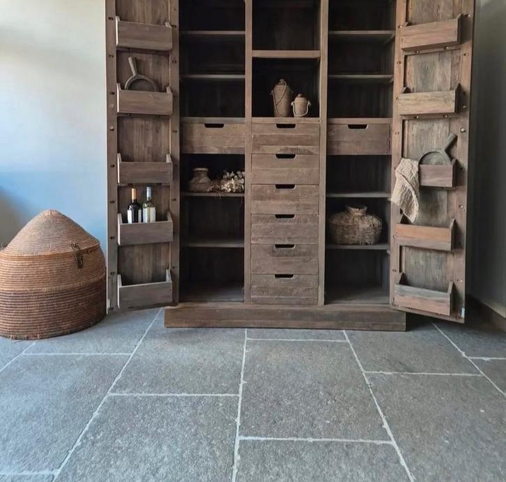 Restpartij Bourgondische dallen vloer Castle stones Raw, Huis en Inrichting, Stoffering | Vloerbedekking, Nieuw, Overige typen