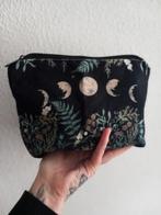 Make-up tasje, toilettas, bag in bag, maan, moon, witchy,, Verzenden, Nieuw, Zwart, Dame