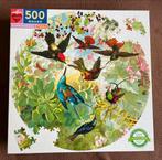 Ronde puzzel met kolibries, Ophalen of Verzenden, 500 t/m 1500 stukjes, Nieuw, Legpuzzel