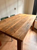 Hardhouten tafel - 160cm, Ophalen, Gebruikt, 50 tot 100 cm, Vijf personen of meer