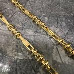 14k gouden ketting heren monte carlo schakel versace, Sieraden, Tassen en Uiterlijk, Kettingen, Ophalen of Verzenden, Zo goed als nieuw