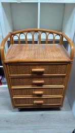 Rotan kastje, Ophalen, 1 of 2 laden, 50 tot 100 cm, Zo goed als nieuw