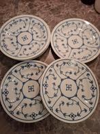 Jaeger Zwiebelmuster Ontbijtbordjes (6) DDR, Huis en Inrichting, Keuken | Servies, Gebruikt, Ophalen of Verzenden, Bord(en), Overige stijlen